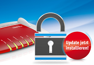 AVM Sicherheitshinweis Update Installieren